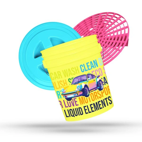 Liquid Elements - Wascheimer 20L inkl. Schmutzsieb und Deckel Pop Art